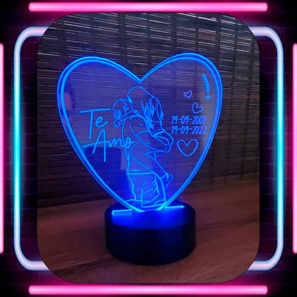 lampara 3d led