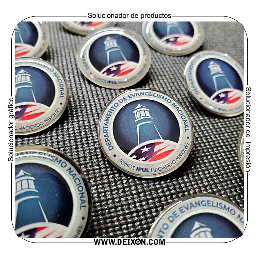pin metalico en medellin